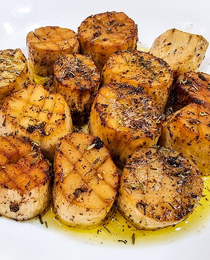 Brown Butter Mushroom Scallops