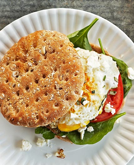 Mediterranean Breakfast Sandwiches