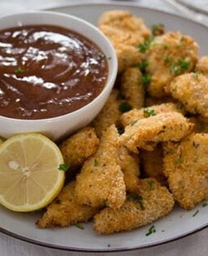 Copycat McDonald's Sweet and Sour Sauce Recipe - with Chicken Nuggets