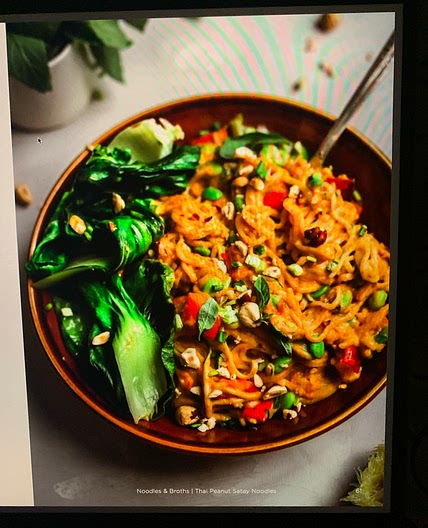 thai peanut satay noodles 