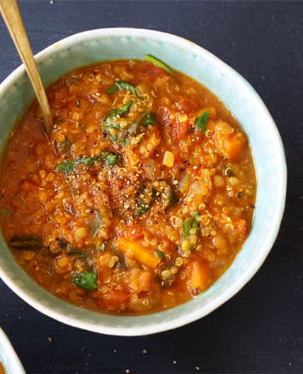 LENTIL, KALE & QUINOA STEW (VEGAN)