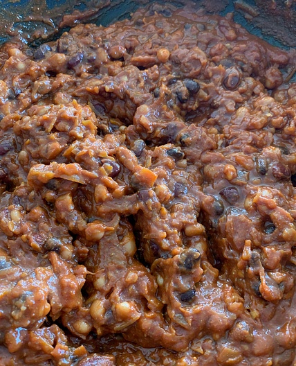 Mexican bean sauce