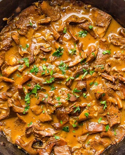 Vegan Mushroom Stroganoff