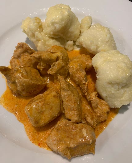 Grandma’s Chicken Paprikas & Nockerl