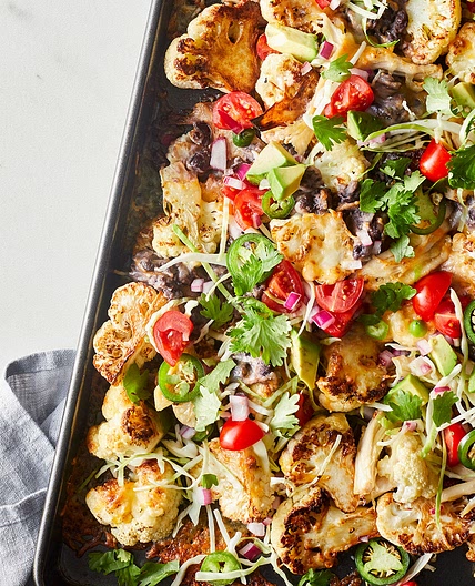 Cauliflower Chicken Nachos