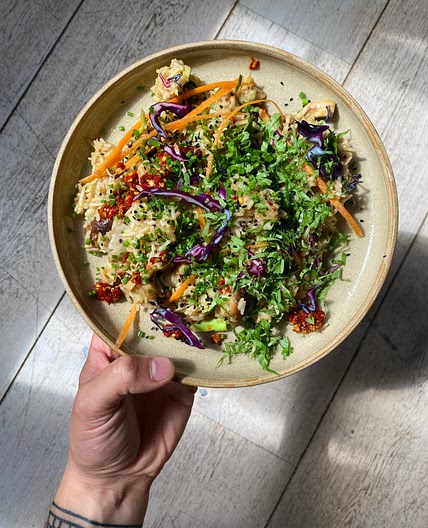 Broccoli Stem Fried Rice