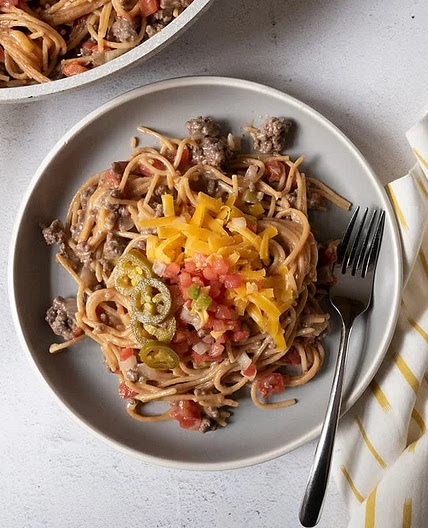 One-pot taco pasta