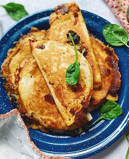 Mushroom Quesadilla