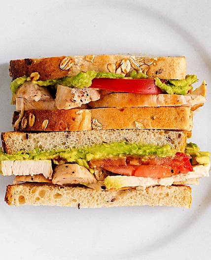 Avocado, Tomato & Chicken Sandwich