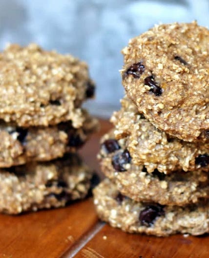 2-Ingredient Healthy Banana Bread Breakfast Cookies