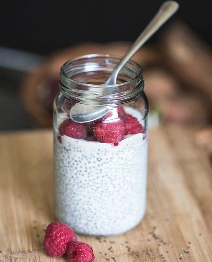 Vanilla Chia Seed Almond Pudding