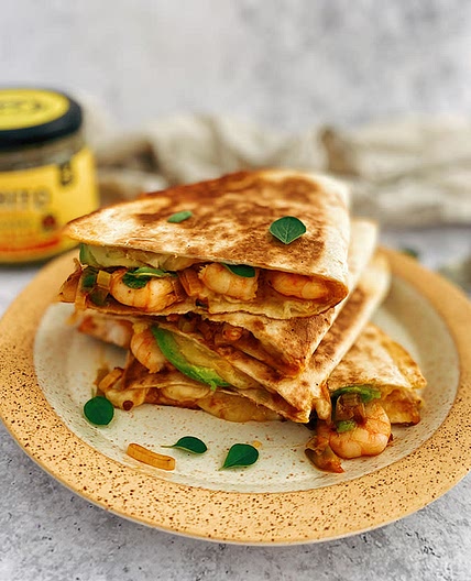 Prawn Quesadilla