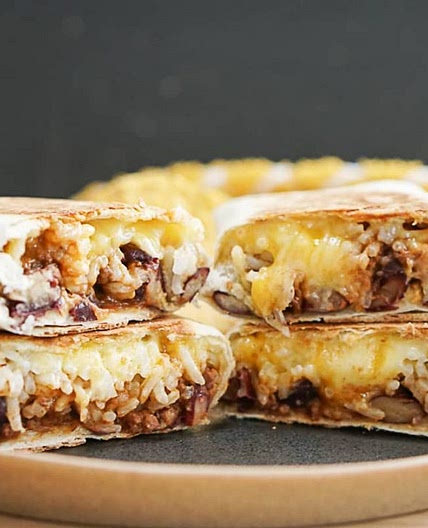 Easy Chili Cheese Burritos With Leftover Chili