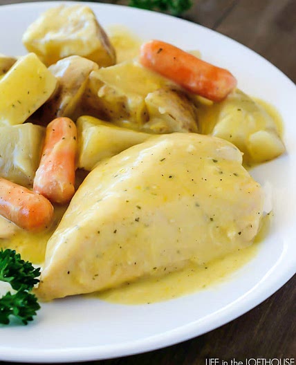 Crockpot Creamy Chicken Ranch