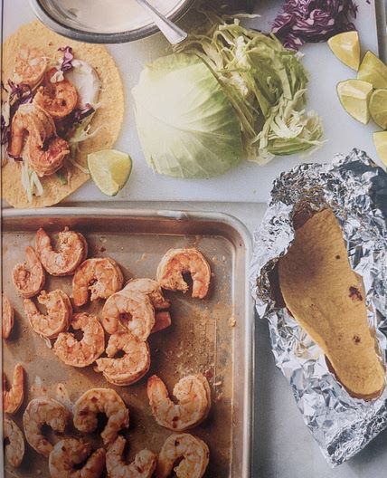 Roasted Shrimp Tacos with Cumin and Chile