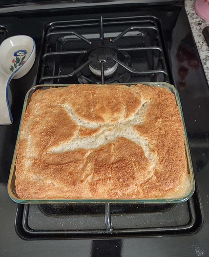 Canned Peach Cobbler