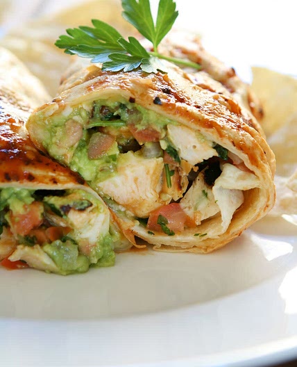 Chicken Avocado Burrito
