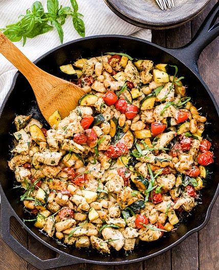 Italian Chicken and Vegetable Skillet