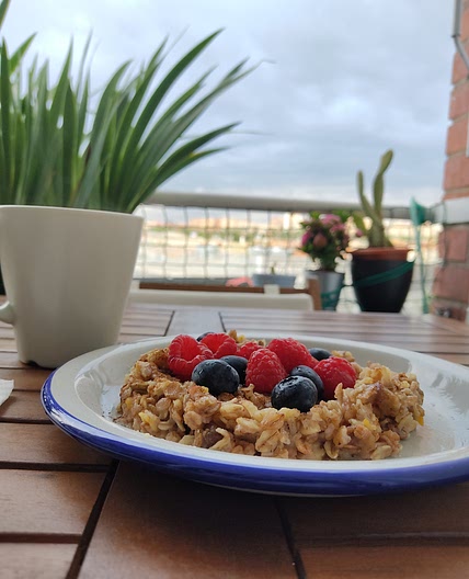 Desayuno con muesli