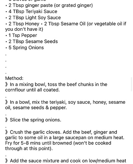 Sticky Beef 