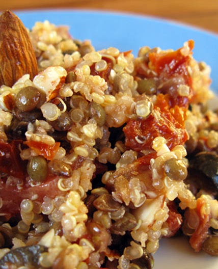 Salade protéinée aux deux tomates