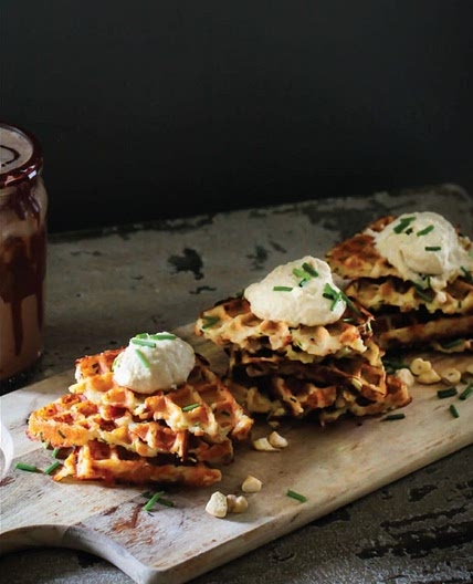 Potato and Leek Waffles