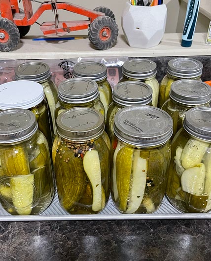 One jar pickles 