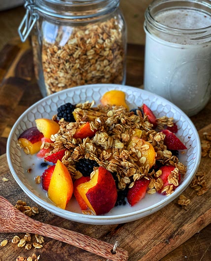 Weight Loss Friendly Granola | Plantiful Kiki
