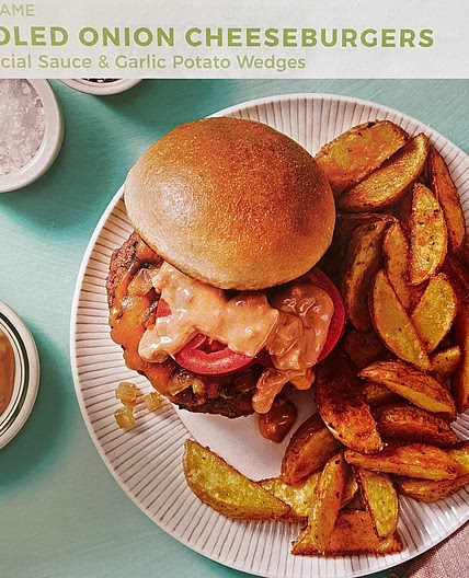 Griddled onion cheeseburgers 