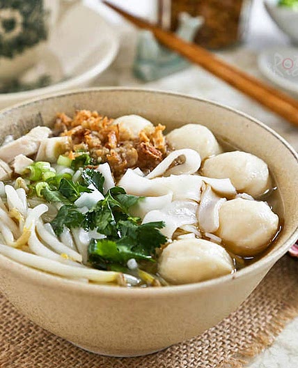Turkey Fish Ball Koay Teow Soup