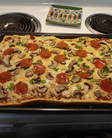 Crazy crust pizza