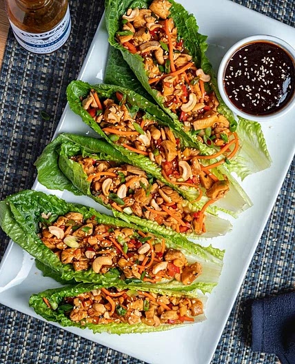 Teriyaki Chicken Lettuce Wraps