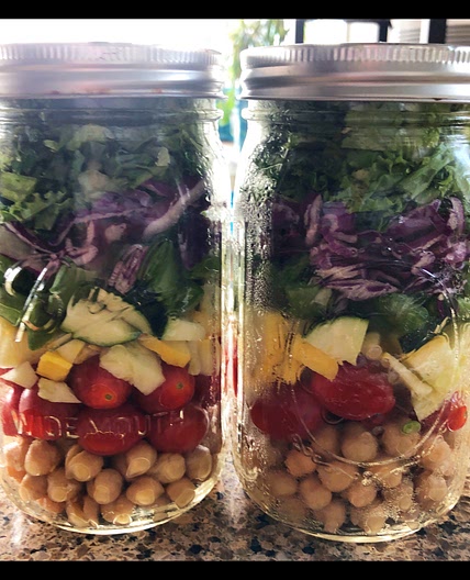 Salad jar