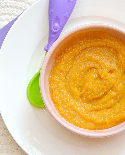 Pumpkin, Carrot & Red Lentil Puree