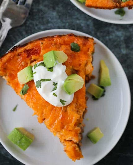 Crustless Taco Pie (Keto Taco Pie + Low Carb, Gluten Free)