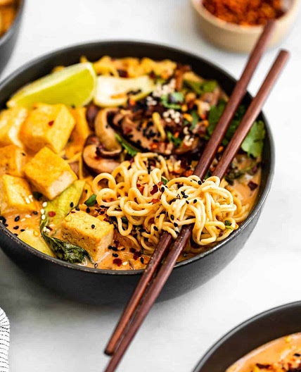 Vegan Coconut Curry Ramen