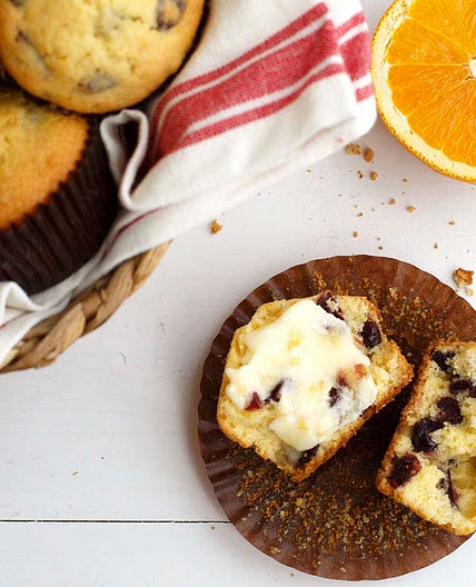 Cranberry Orange Cornbread Muffins