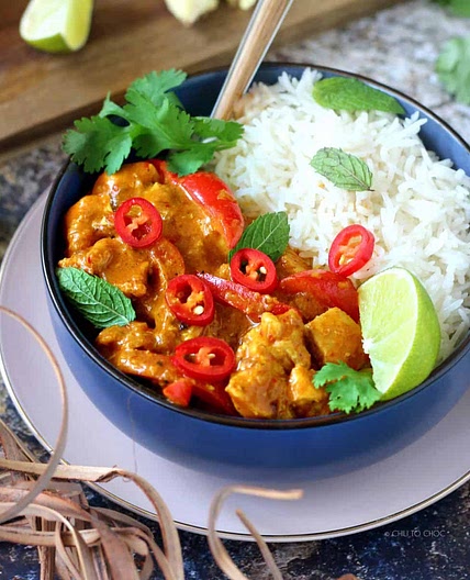 Easy Thai Red Chicken Curry