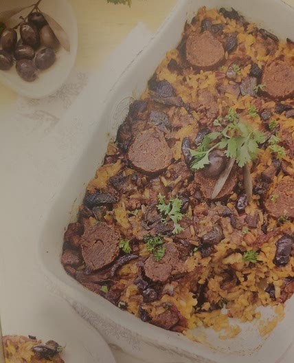 Arroz campestre no forno