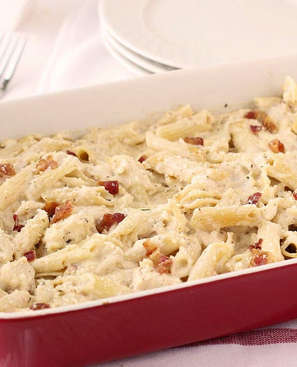 Baked Chicken Carbonara