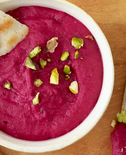 Roasted Beet and White Bean Dip