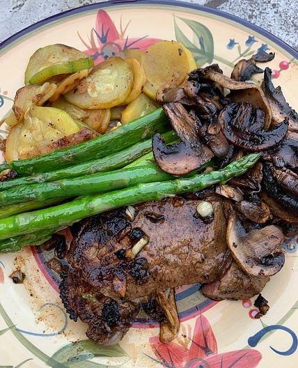 Marinated filet mignon