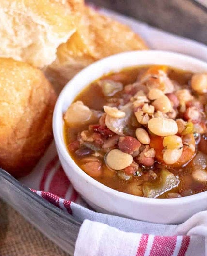 15 Bean Soup (Crockpot)