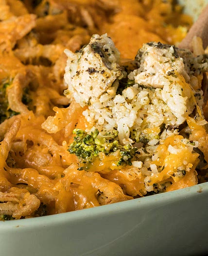 Chicken & Broccoli Cheddar Bake