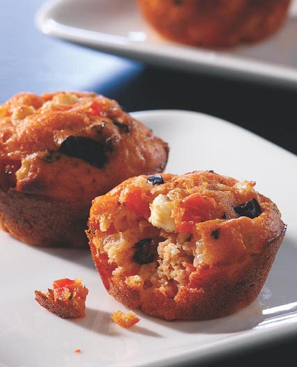 Mini Greek Pizza Muffins