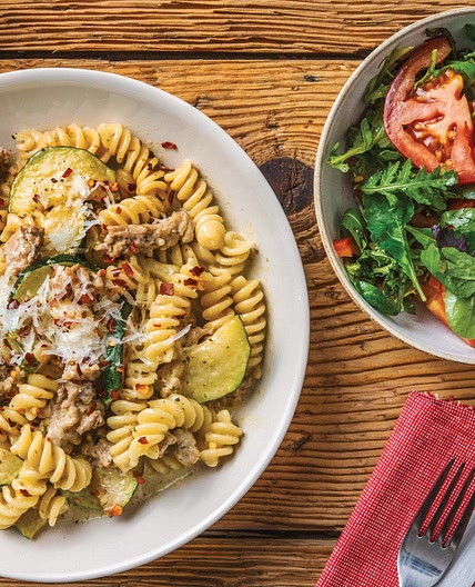 Creamy Basil Pesto Fusilli