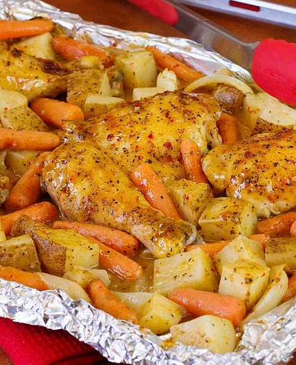 Roasted Italian Chicken and Vegetables