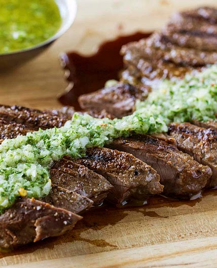 Steak with Chimichurri Sauce