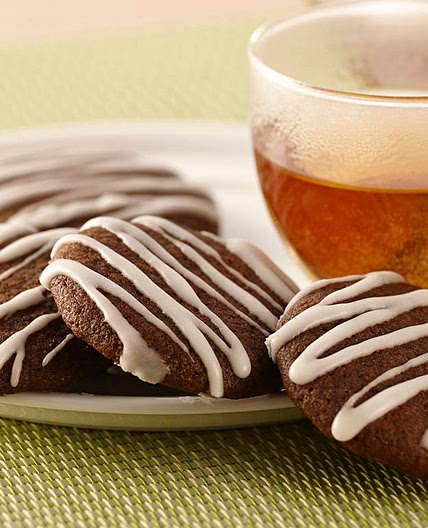 Lemon Glazed Ginger Cookies