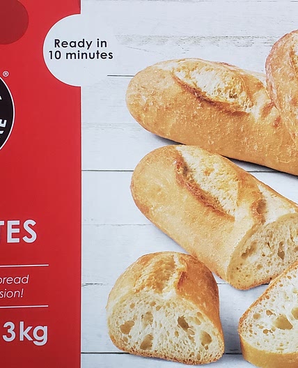 Demi-baguettes Au pain doré